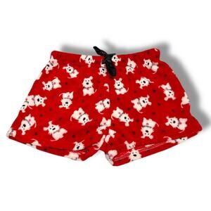 Pillow Talk Dog Print Pajama‎ Shorts Intimates Sleepwear Sz S